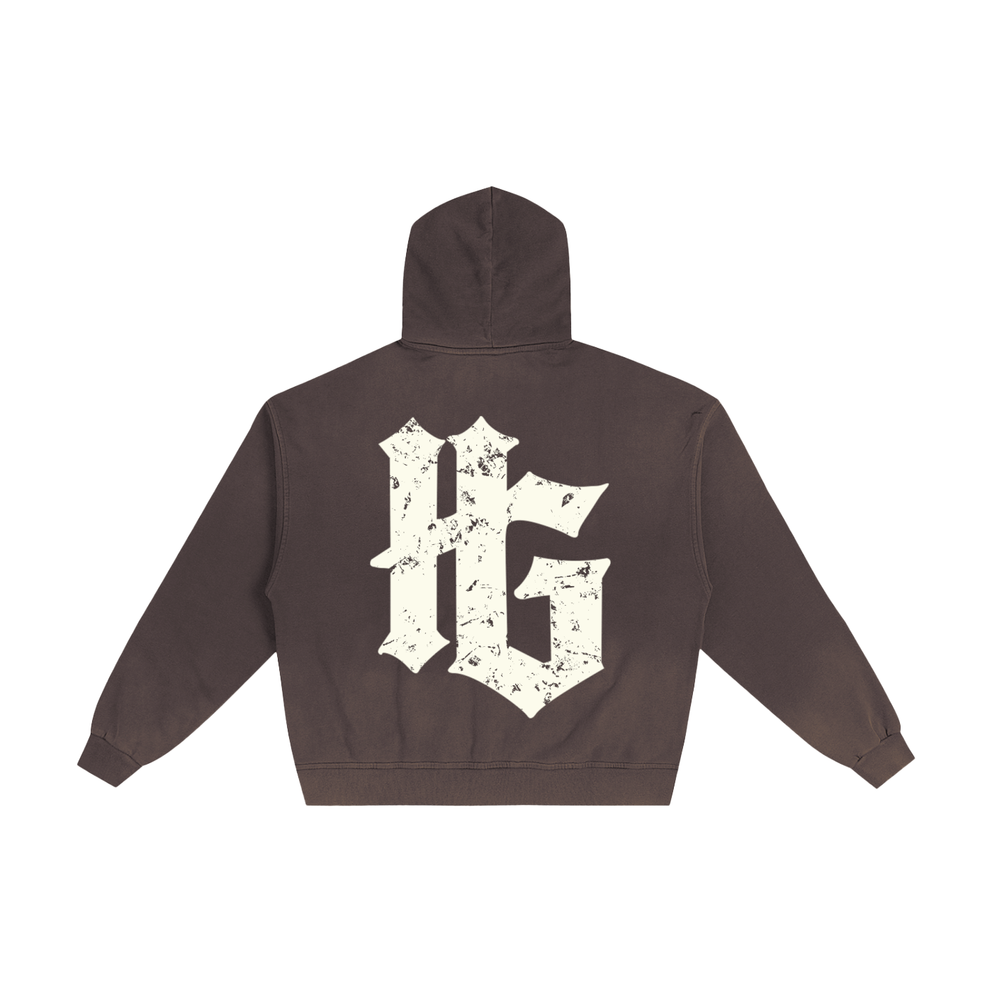 HOLYGHOST BONE MONOGRAM ZIP