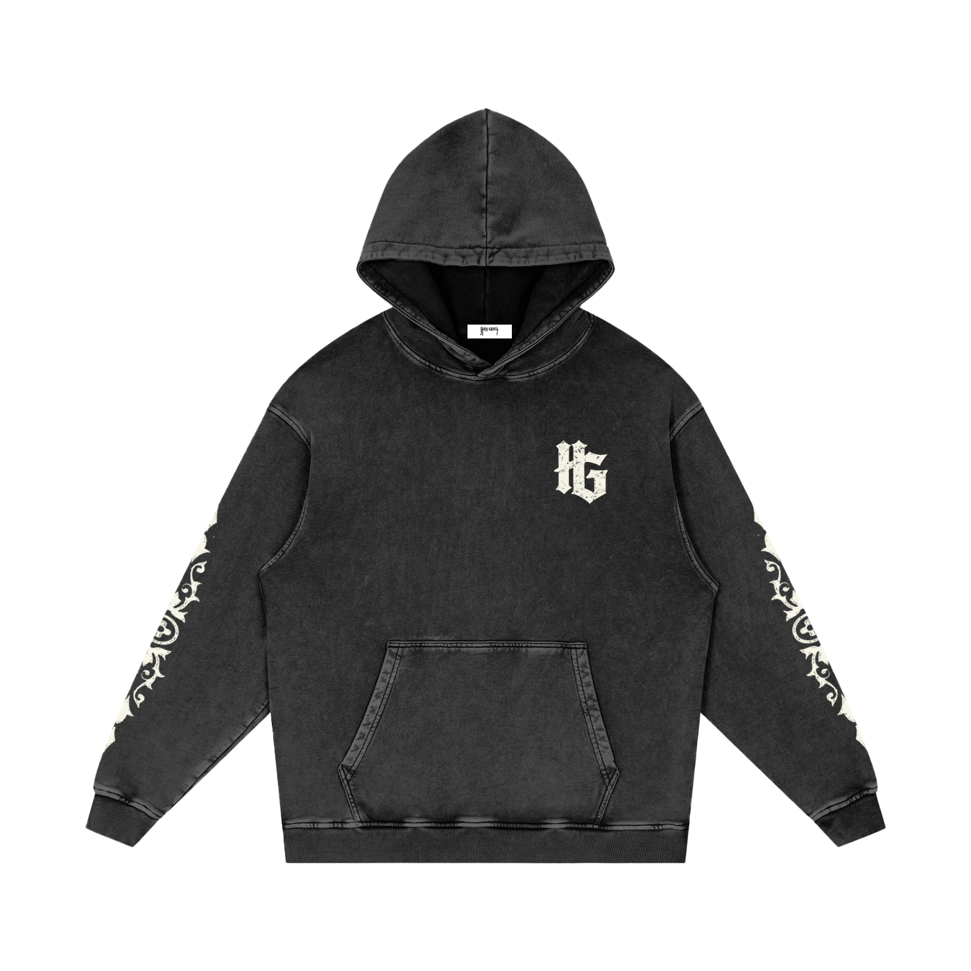 HOLYGHOST SLEEVE PRINT HOODIE