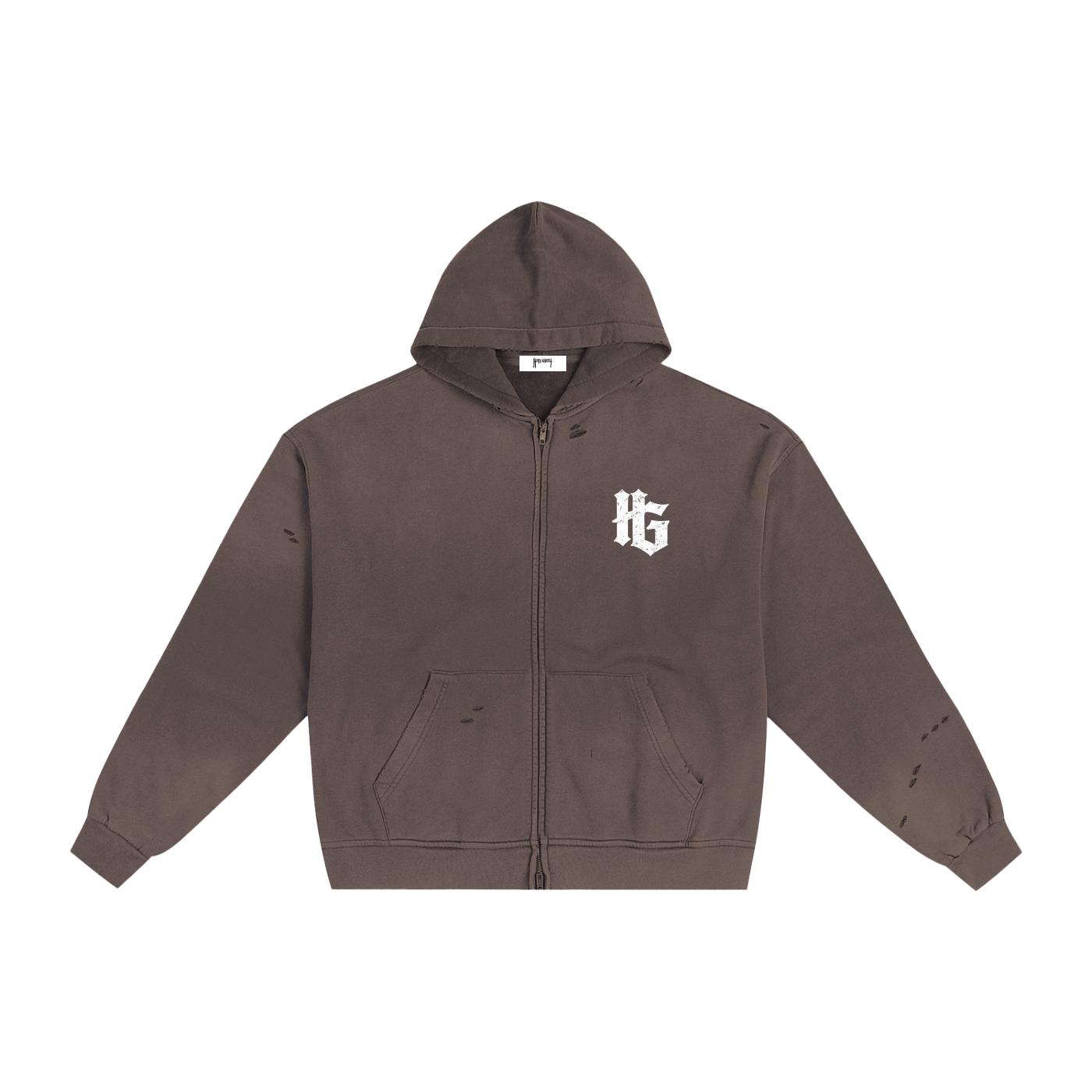 HOLYGHOST MONOGRAM ZIP