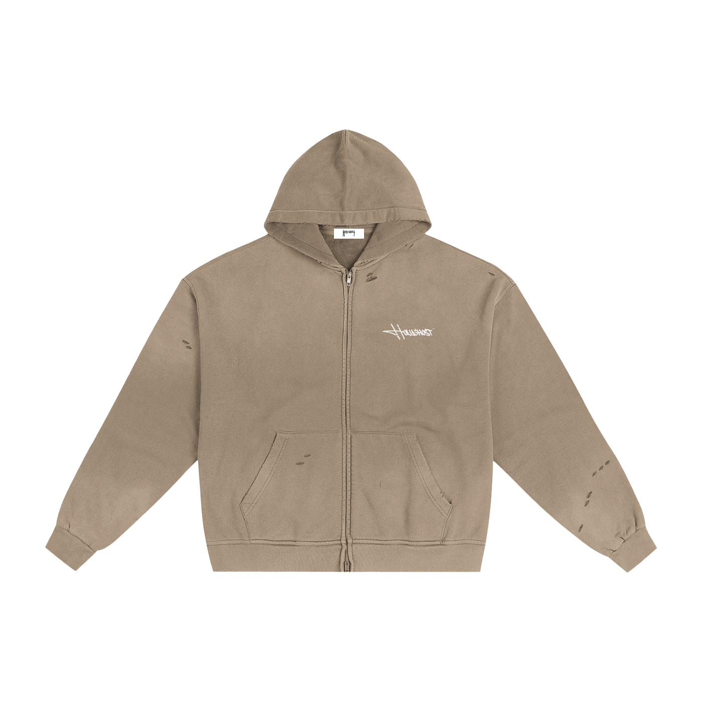 HOLYGHOST DICE DISTRESSED ZIP