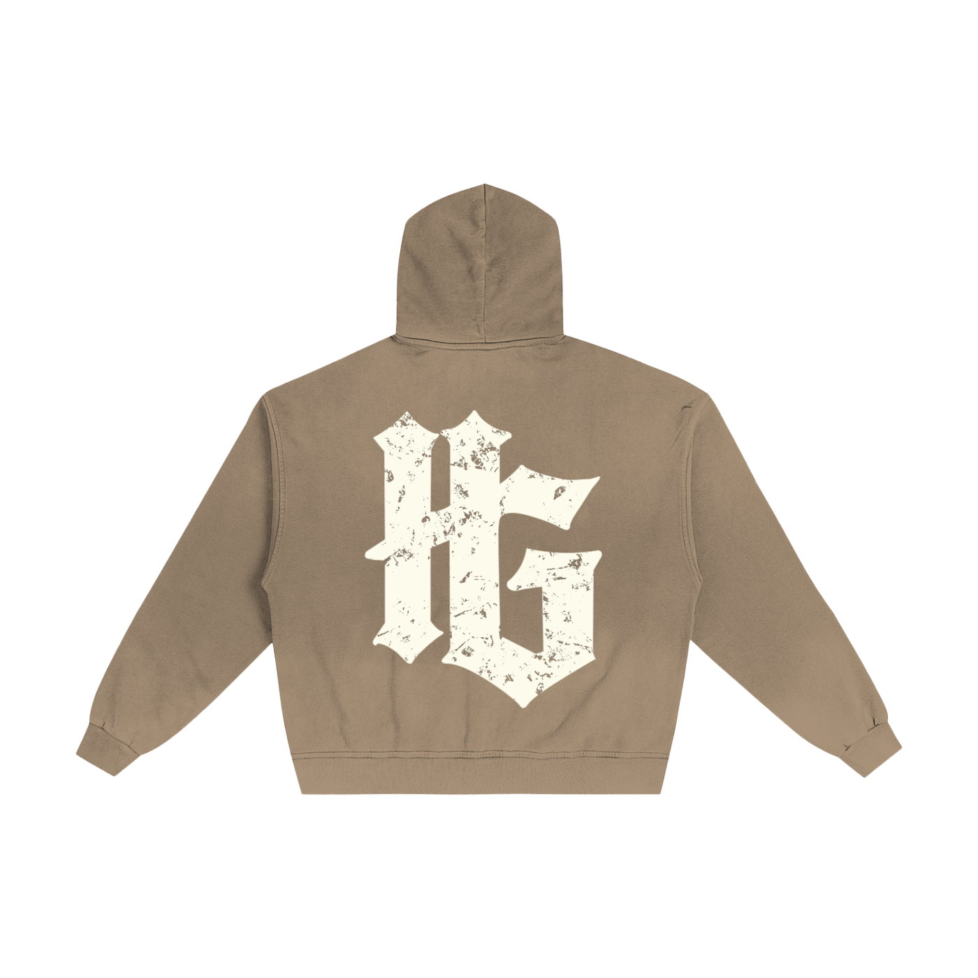 HOLYGHOST BONE MONOGRAM ZIP