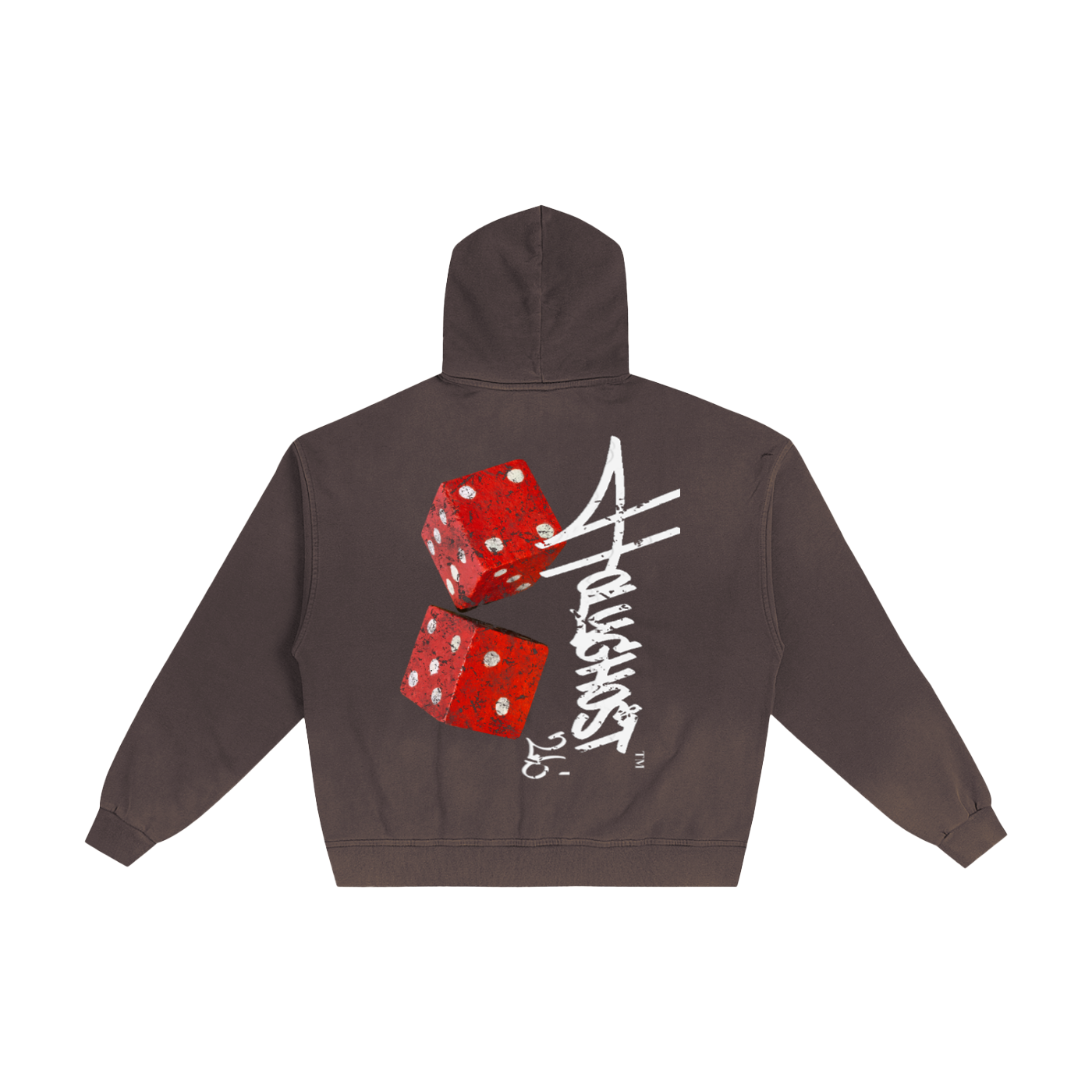 HOLYGHOST DICE DISTRESSED ZIP
