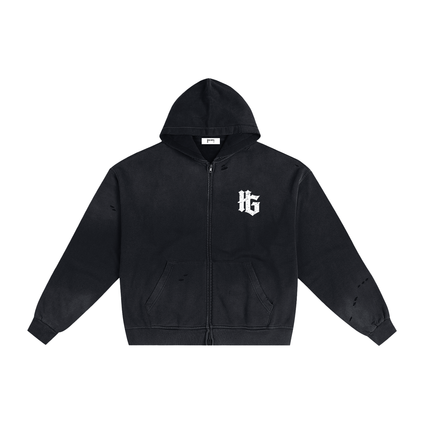 HOLYGHOST MONOGRAM ZIP