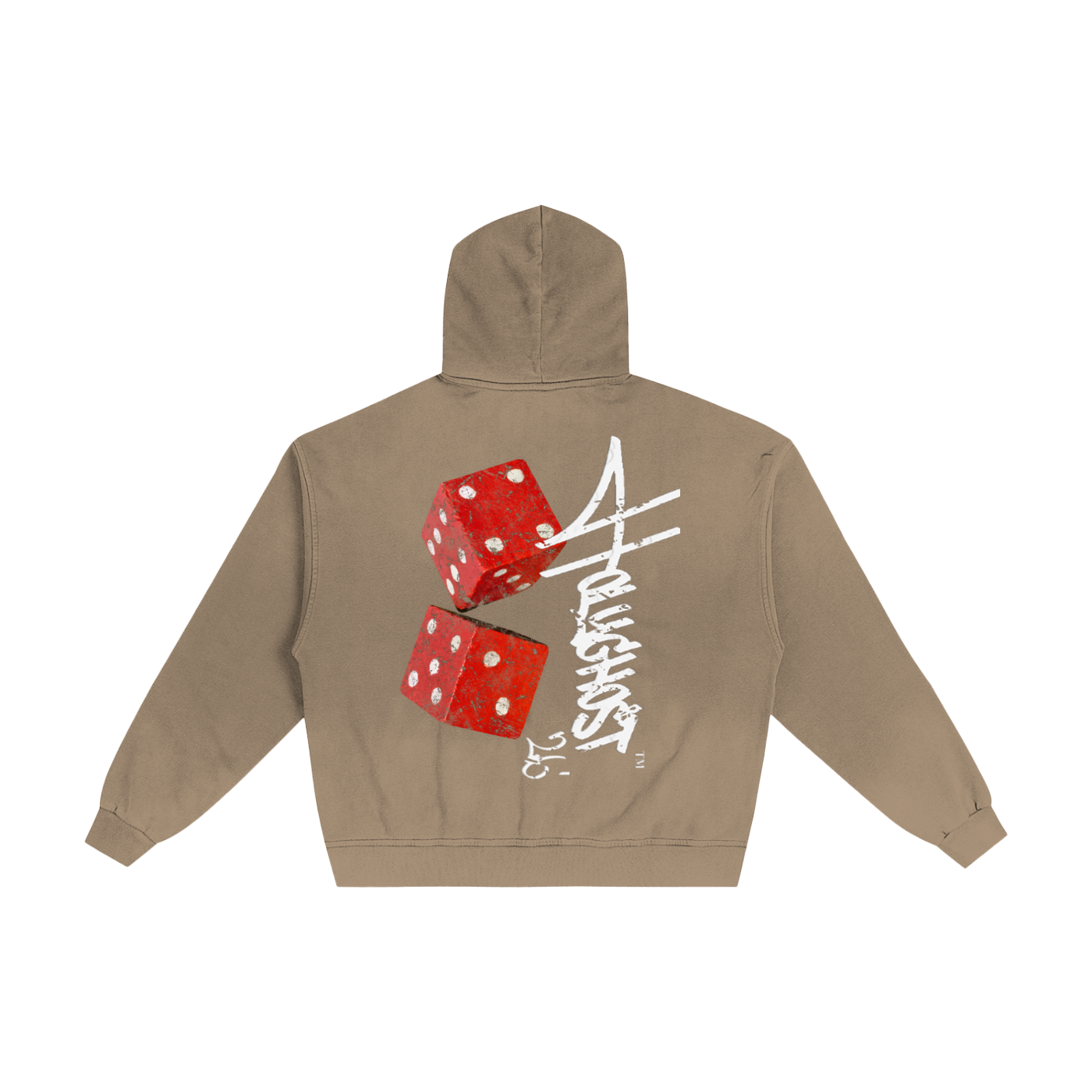 HOLYGHOST DICE DISTRESSED ZIP