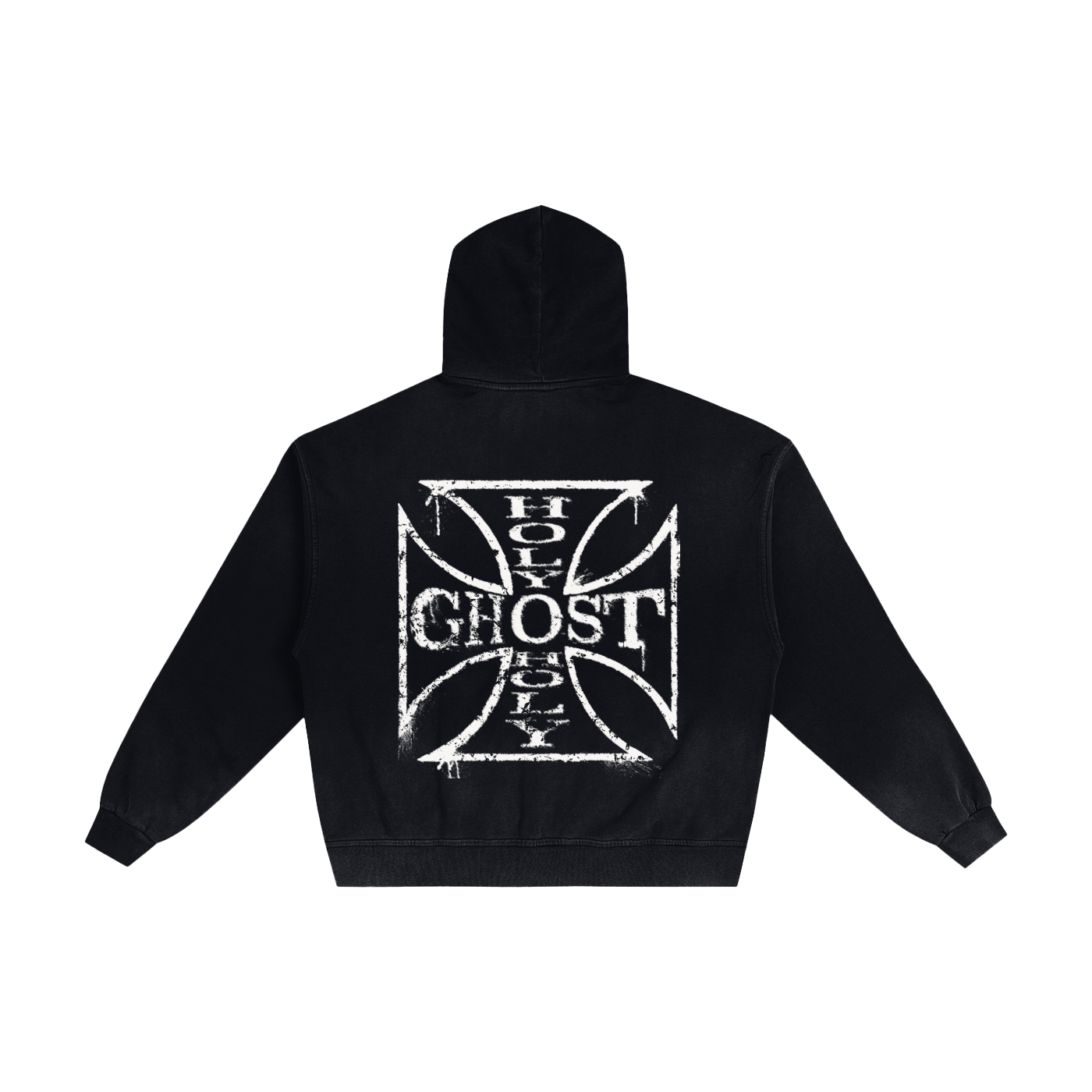 HOLYGHOST CRUSADERS DISTRESSED ZIP