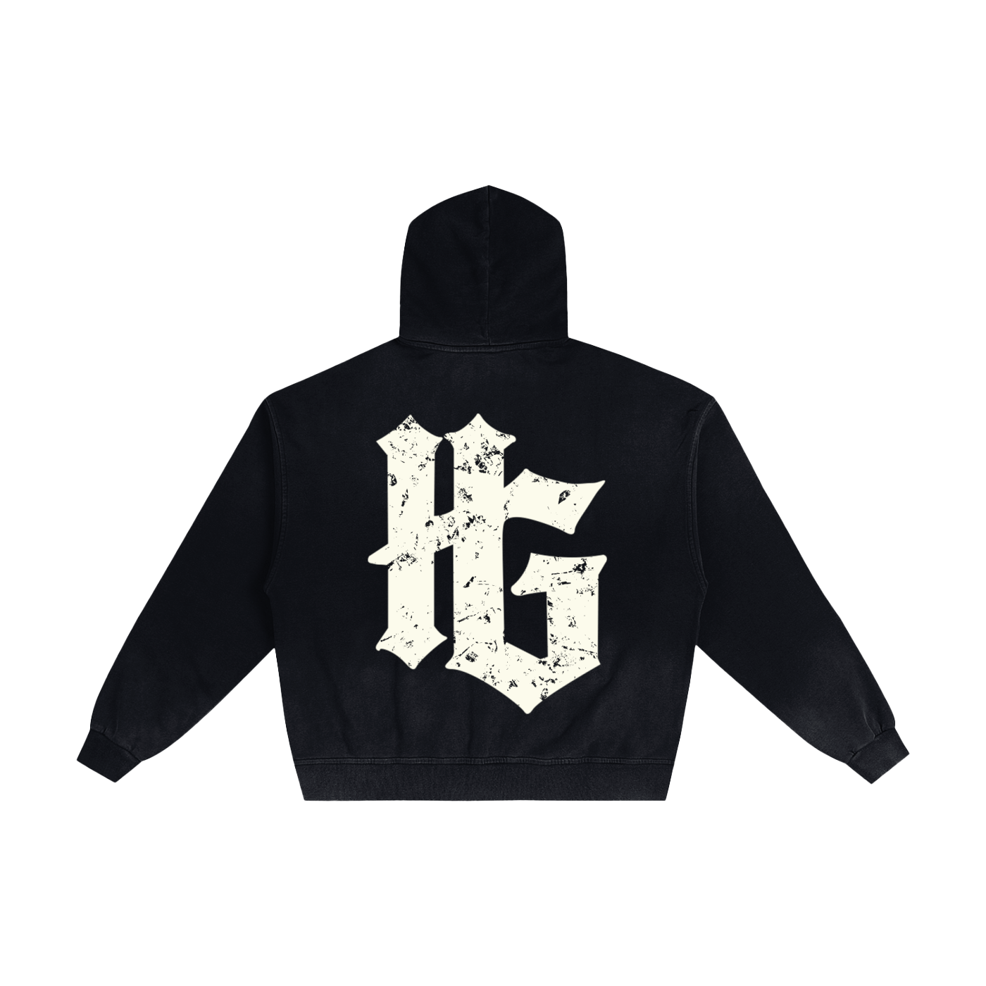 HOLYGHOST BONE MONOGRAM ZIP